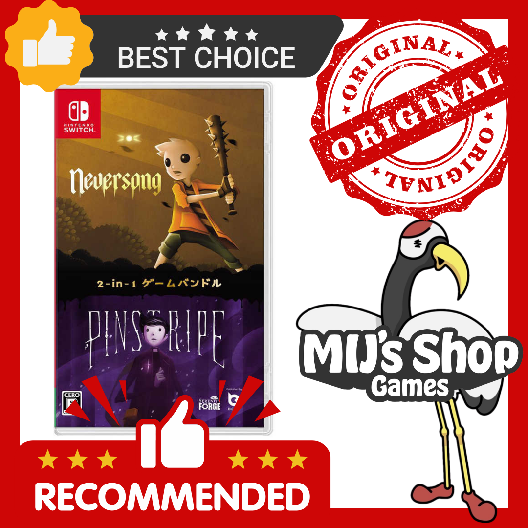 Nintendo Switch Never Song & Pinstripe <multilingual support><New/Used><game software><Japan Import>