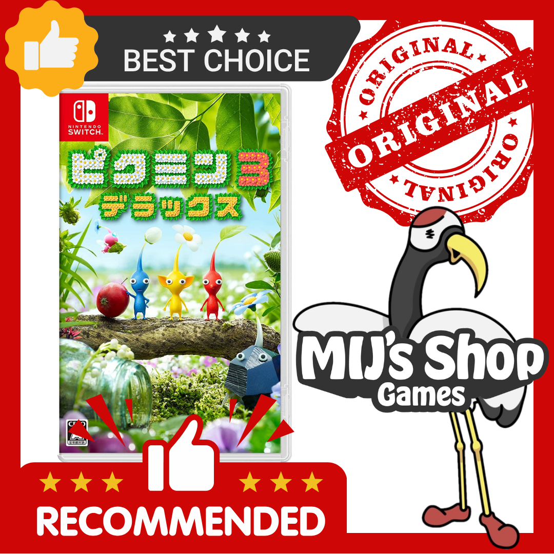 Nintendo Switch Pikmin 3 Deluxe<multilingual support><New/Used><game software><Japan Import>