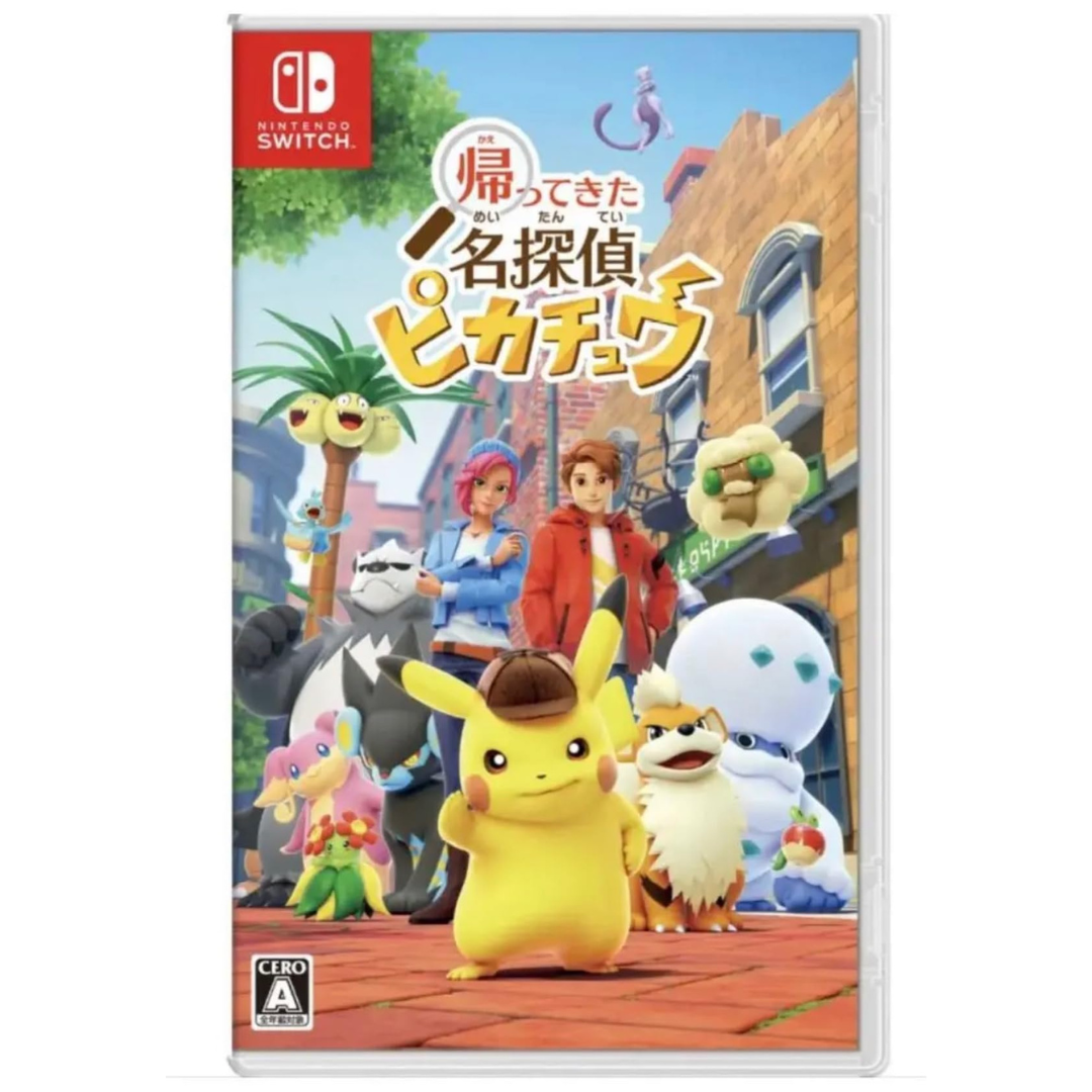 Nintendo Switch Detective Pikachu Returns<game software><New/Used><Japan Import>