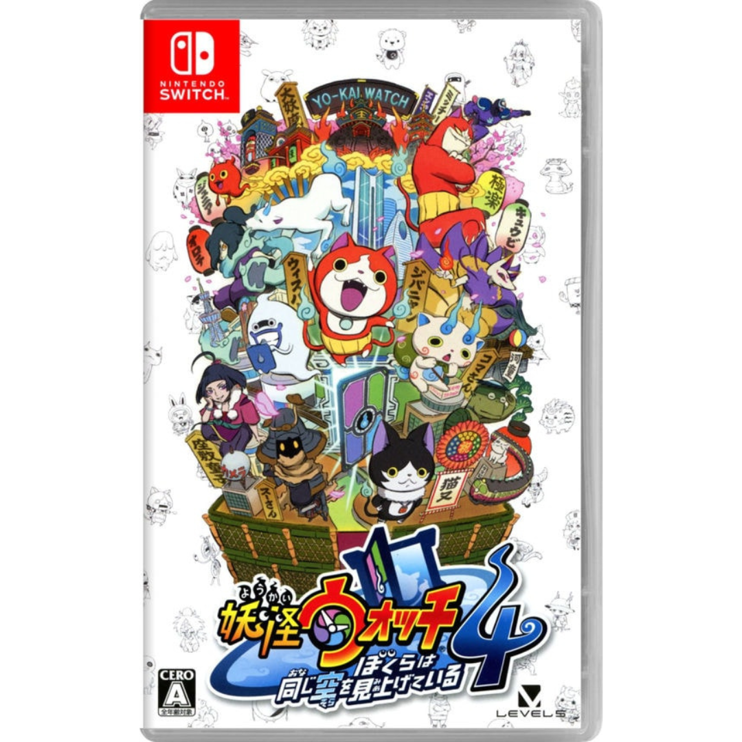 Nintendo Switch Yokai Watch 4 - We are looking up at the same sky<game software><New/Used><Japan Import>