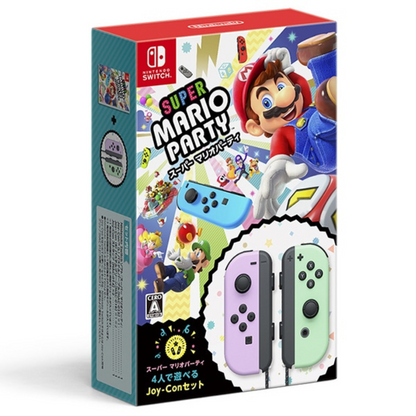 Nintendo Switch Super Mario Party + Joy-Con Pair (Pastel Purple/ Pastel Green) <game software><New/Used><Japan Import>