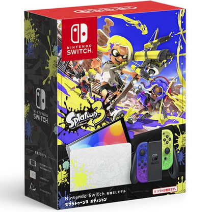 Nintendo Switch (OLED model) Splatoon 3 Edition HEG-S-KCAAA 64GB <game console><New/Used><Japan Import>