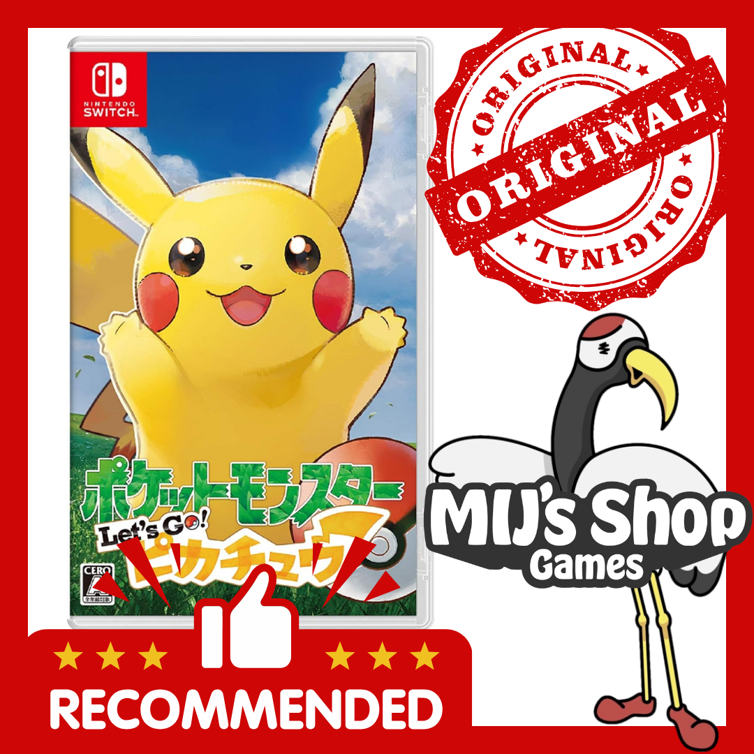 Nintendo Switch Pokemon Let's Go! Pikachu<Playable in English><Playable in English><game software><New/Used><Japan Import>