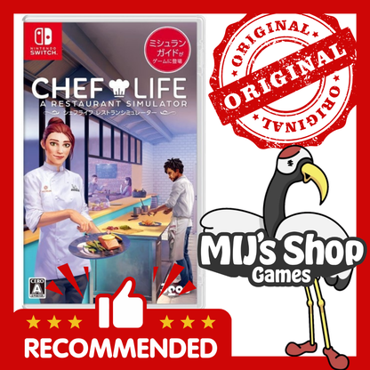 Nintendo Switch Chef life restaurant simulato<Playable in English><game software><New/Used><Japan Import>