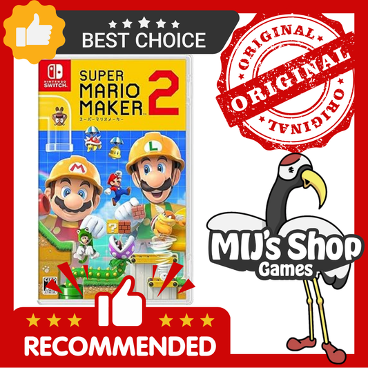 Nintendo Swich Super Mario Maker 2<multilingual support><New/Used><game software><Japan Import>