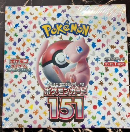 Pokemon Card Scarlet & Violet Pokemon Card 151 Booster Box sv2a Japanese