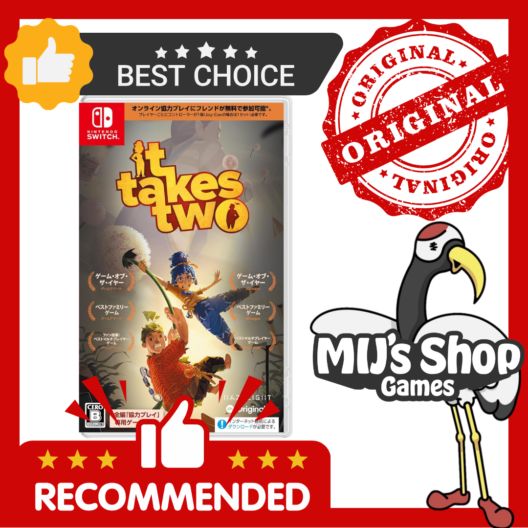 Nintendo Switch It Takes Two <multilingual support><New/Used><game software><Japan Import>