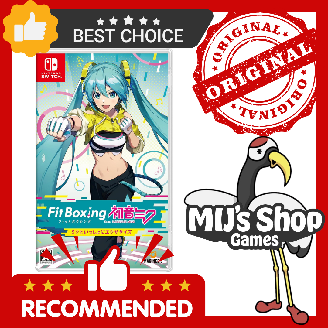 Nintendo Switch Fit Boxing feat. Hatsune Miku Miku to Issho ni Exercise <multilingual support><New/Used><game software><Japan Import>