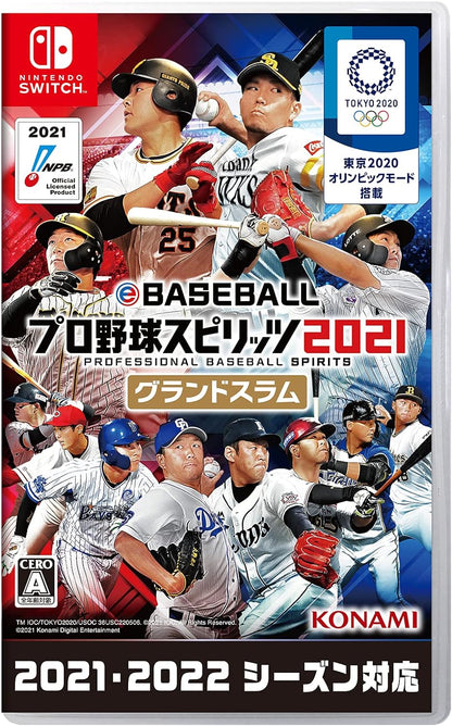 Nintendo Switch Ebaseball Professional Baseball Spirits 2021 Grand Slam <New/Used><game software><Japan Import>