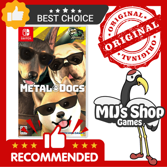 Nintendo Switch Metal Dogs <multilingual support><New/Used><game software><Japan Import>