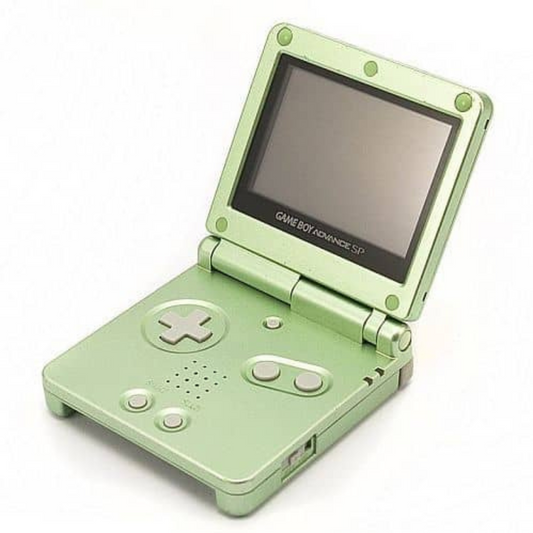 GameBoy Advance SP Console GB pearl green <game console><Used><Japan Import>