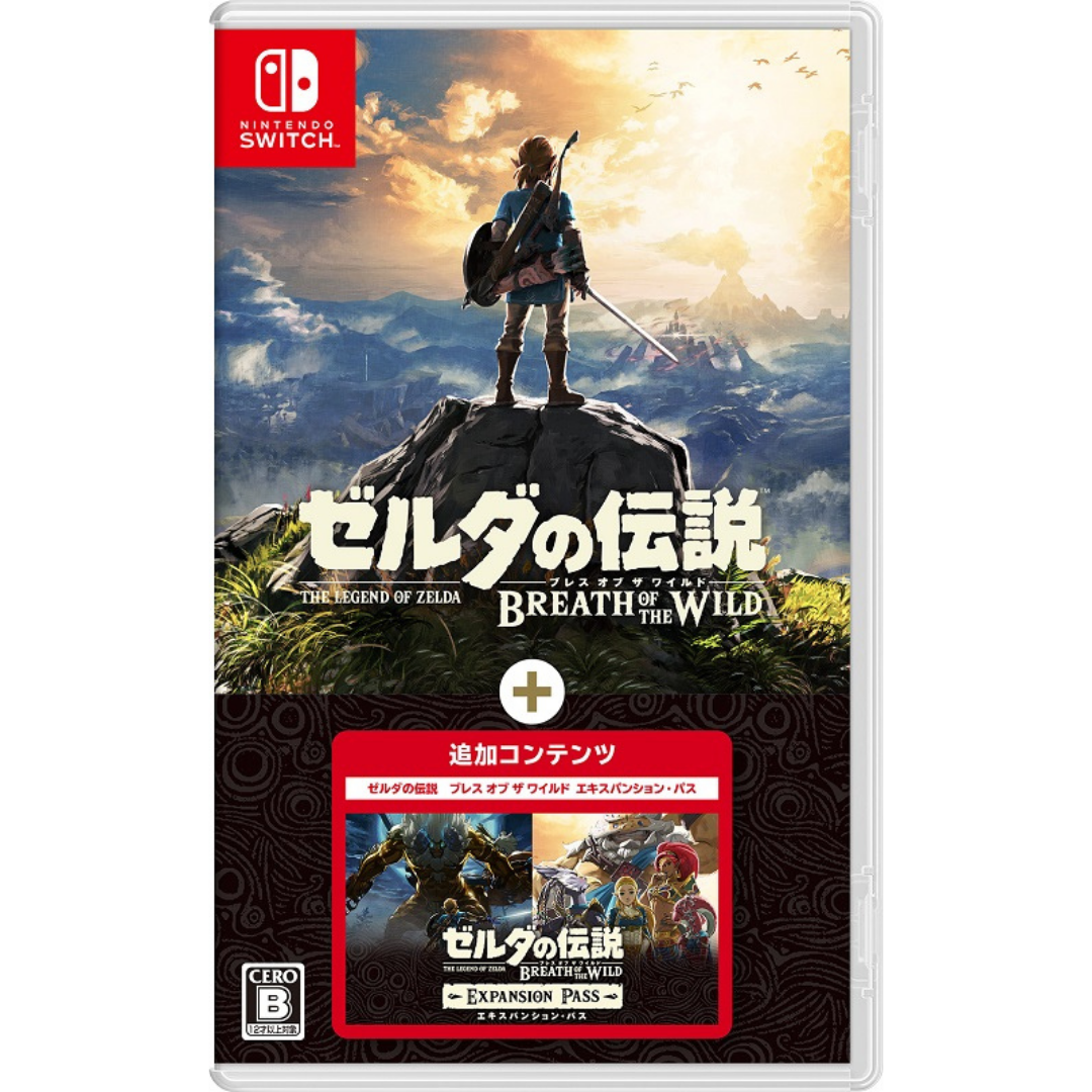 Nintendo switch The Legend of Zelda Breath of the Wild + Expansion Pass set HAC-P-AAAAG <game software><New/Used><Japan Import>