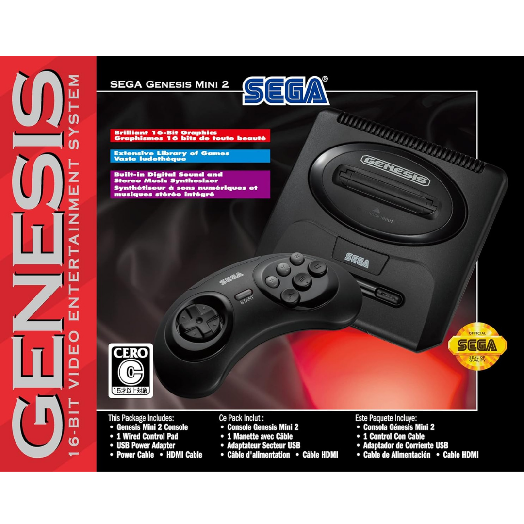 Sega Genesis Mini 2 Mega Drive North American ver MK-16310 <game console><New/Used><Japan Import>